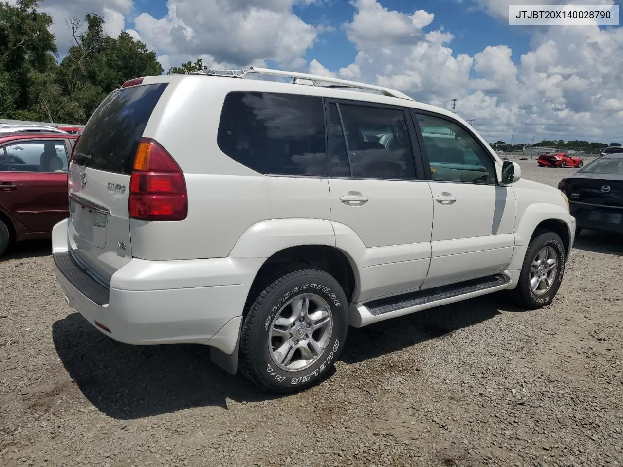 2004 Lexus Gx 470 VIN: JTJBT20X140028790 Lot: 68421864