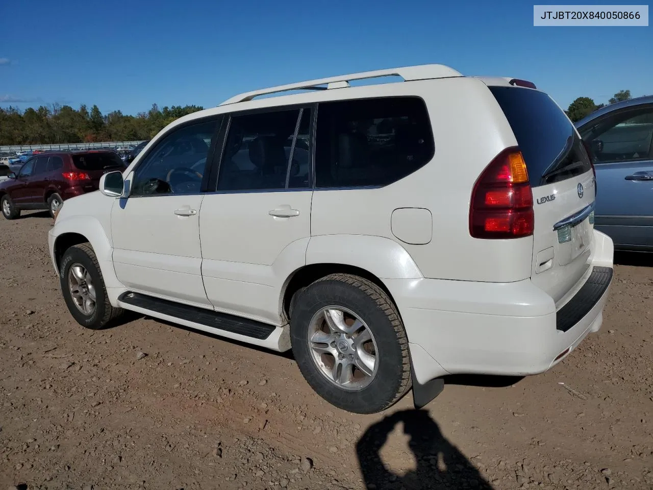 2004 Lexus Gx 470 VIN: JTJBT20X840050866 Lot: 75679244