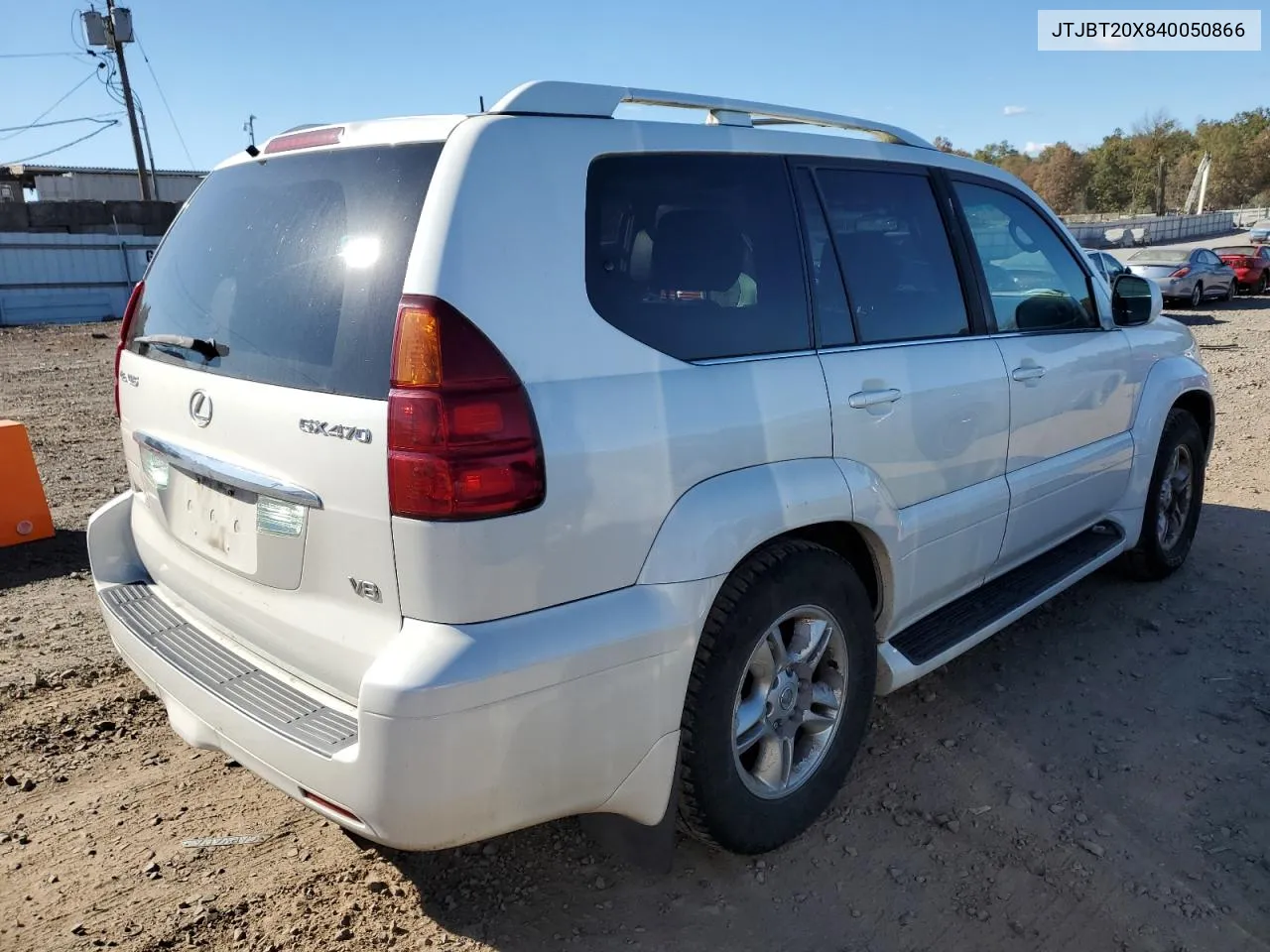 2004 Lexus Gx 470 VIN: JTJBT20X840050866 Lot: 75679244