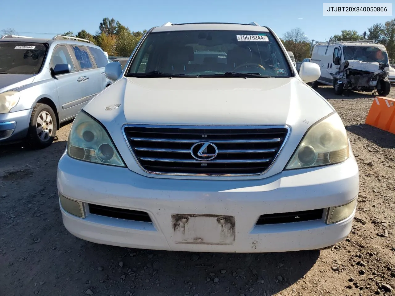 2004 Lexus Gx 470 VIN: JTJBT20X840050866 Lot: 75679244