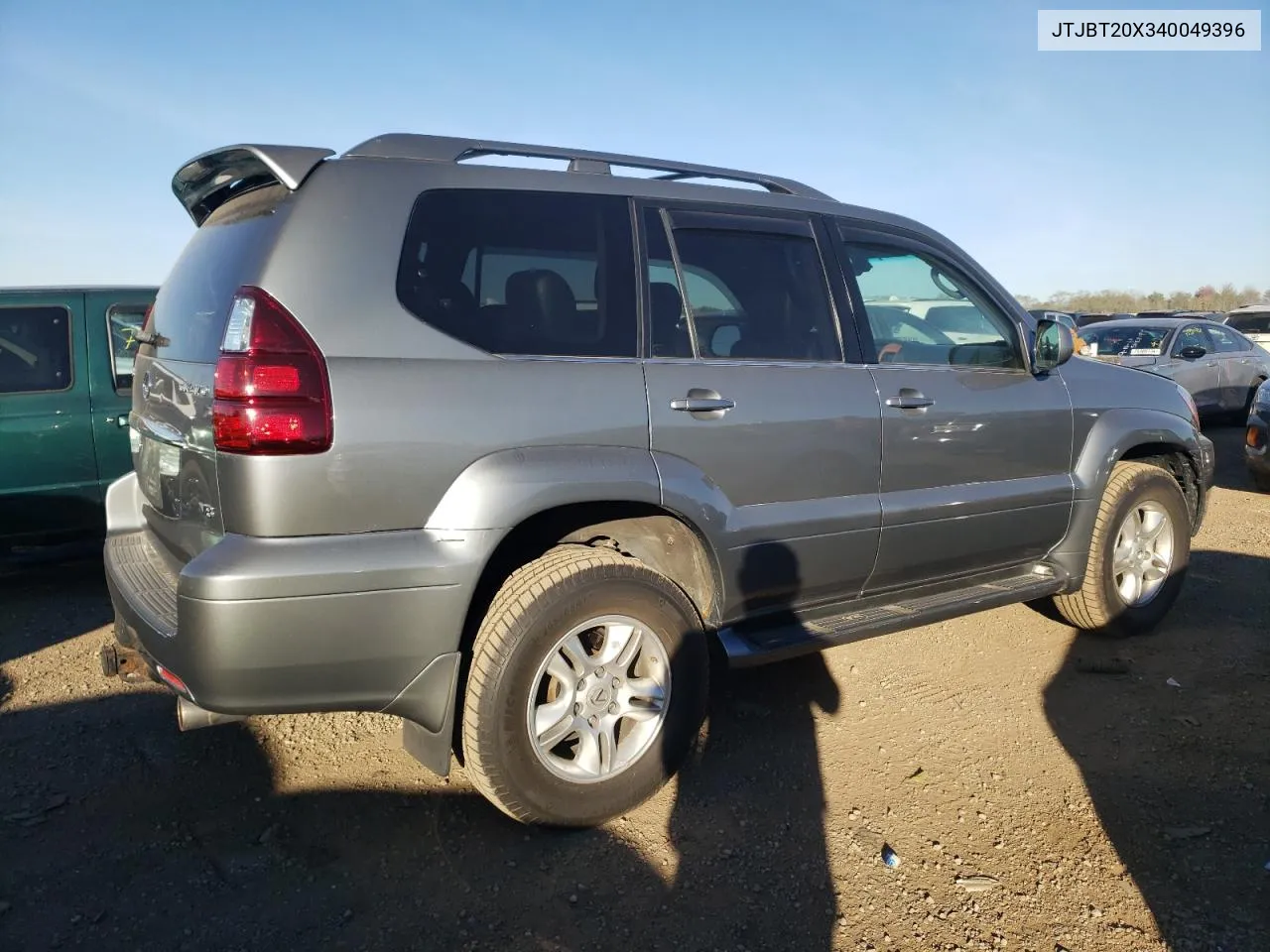 2004 Lexus Gx 470 VIN: JTJBT20X340049396 Lot: 76105714