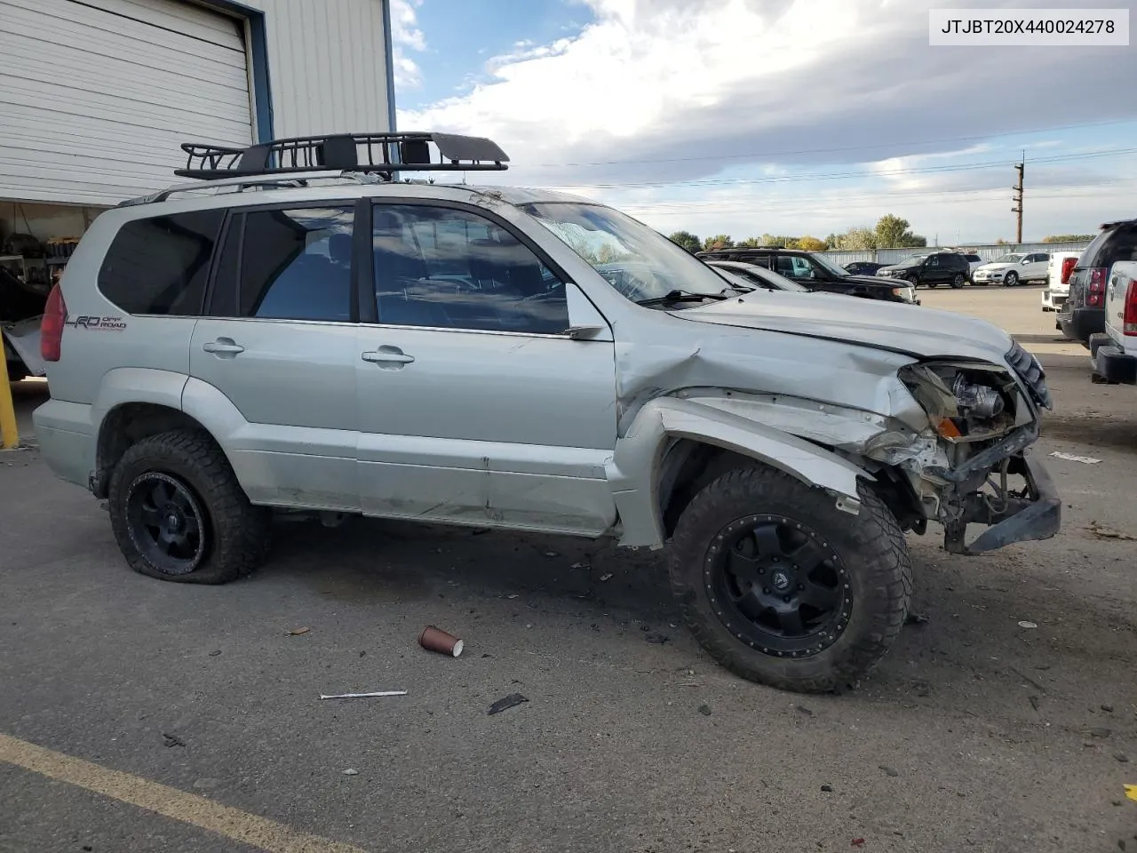 2004 Lexus Gx 470 VIN: JTJBT20X440024278 Lot: 76625164