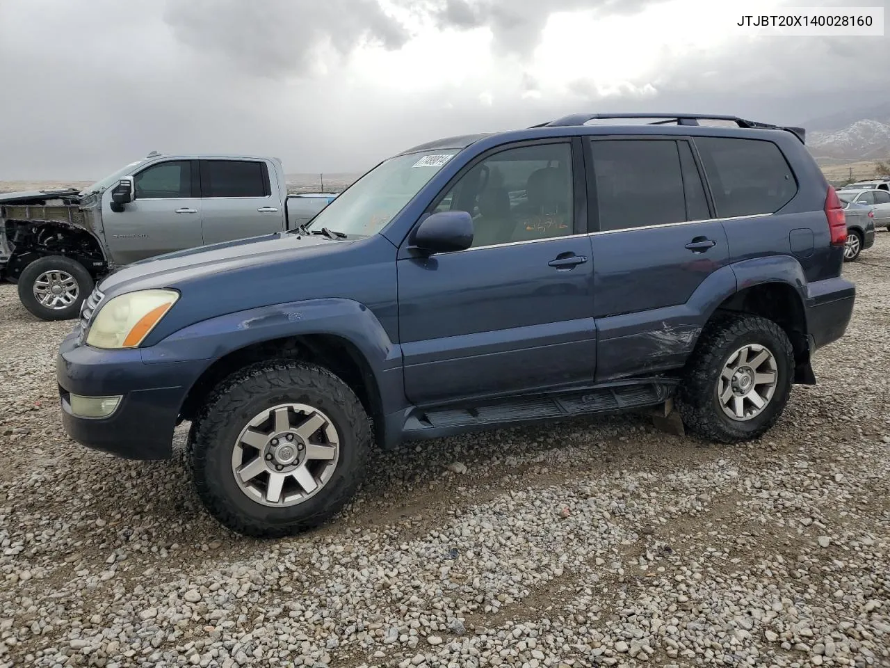 2004 Lexus Gx 470 VIN: JTJBT20X140028160 Lot: 77499814