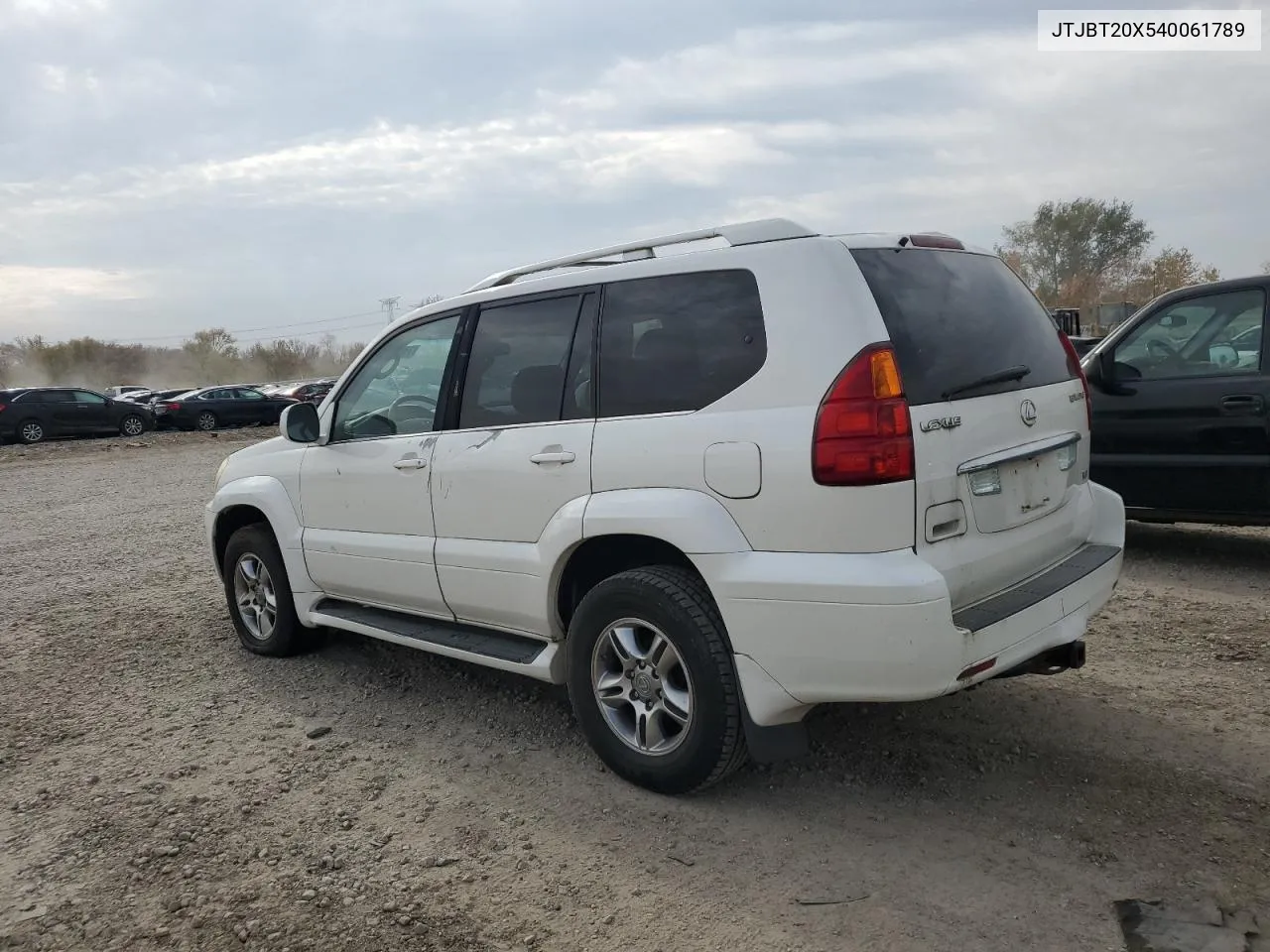 2004 Lexus Gx 470 VIN: JTJBT20X540061789 Lot: 78097764