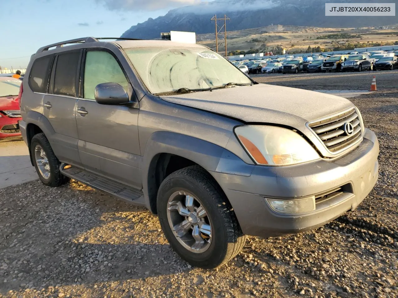 2004 Lexus Gx 470 VIN: JTJBT20XX40056233 Lot: 78421534