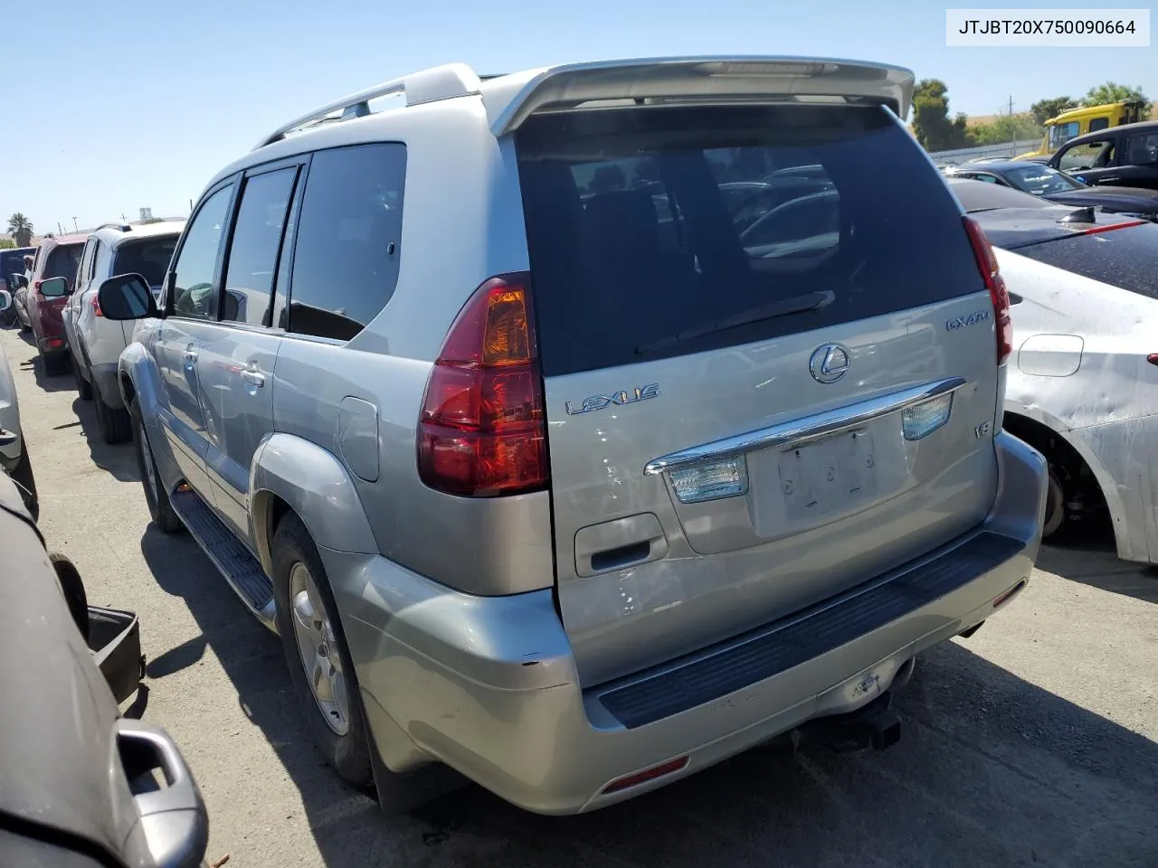 2005 Lexus Gx 470 VIN: JTJBT20X750090664 Lot: 61501324