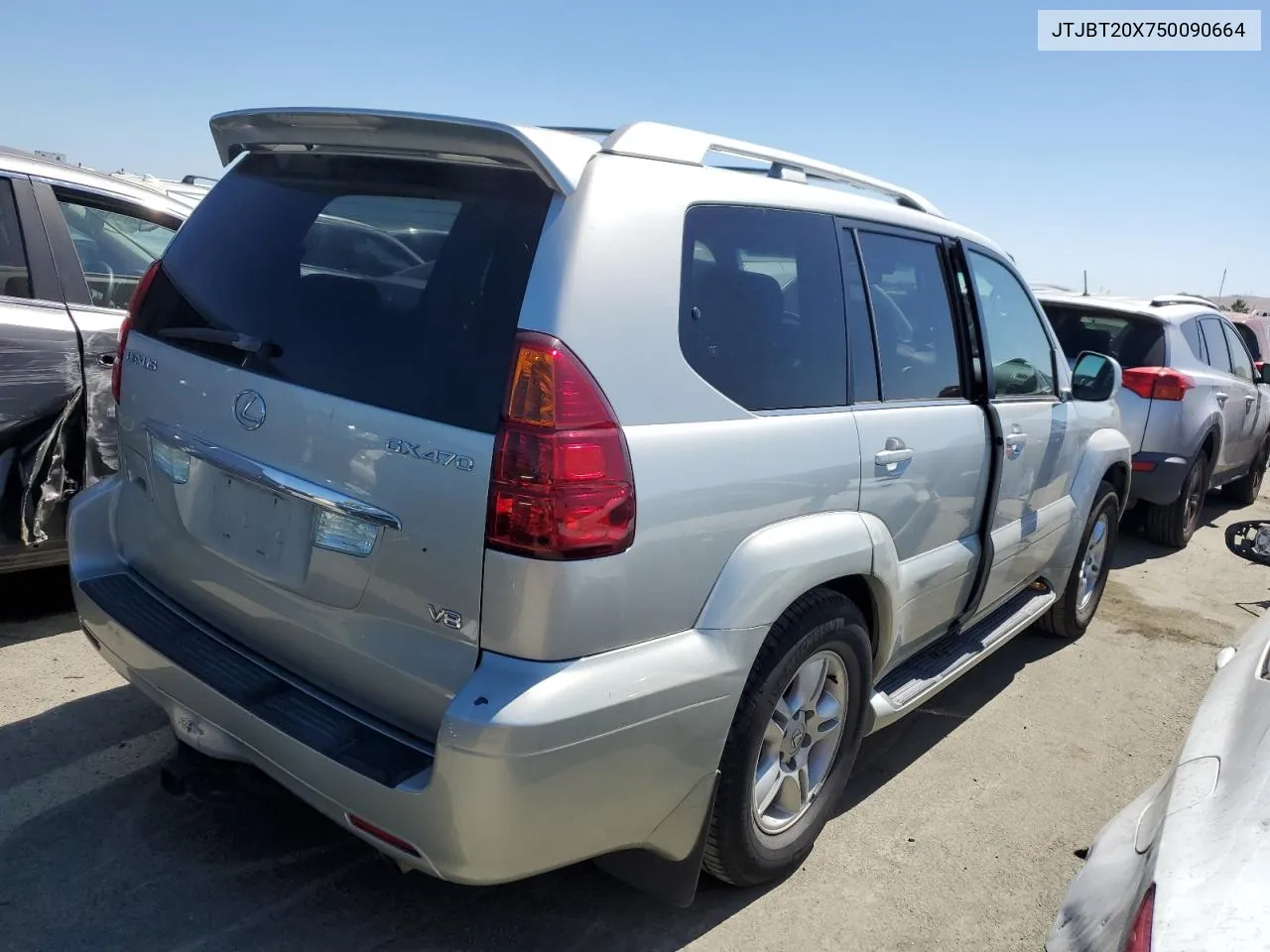 2005 Lexus Gx 470 VIN: JTJBT20X750090664 Lot: 61501324