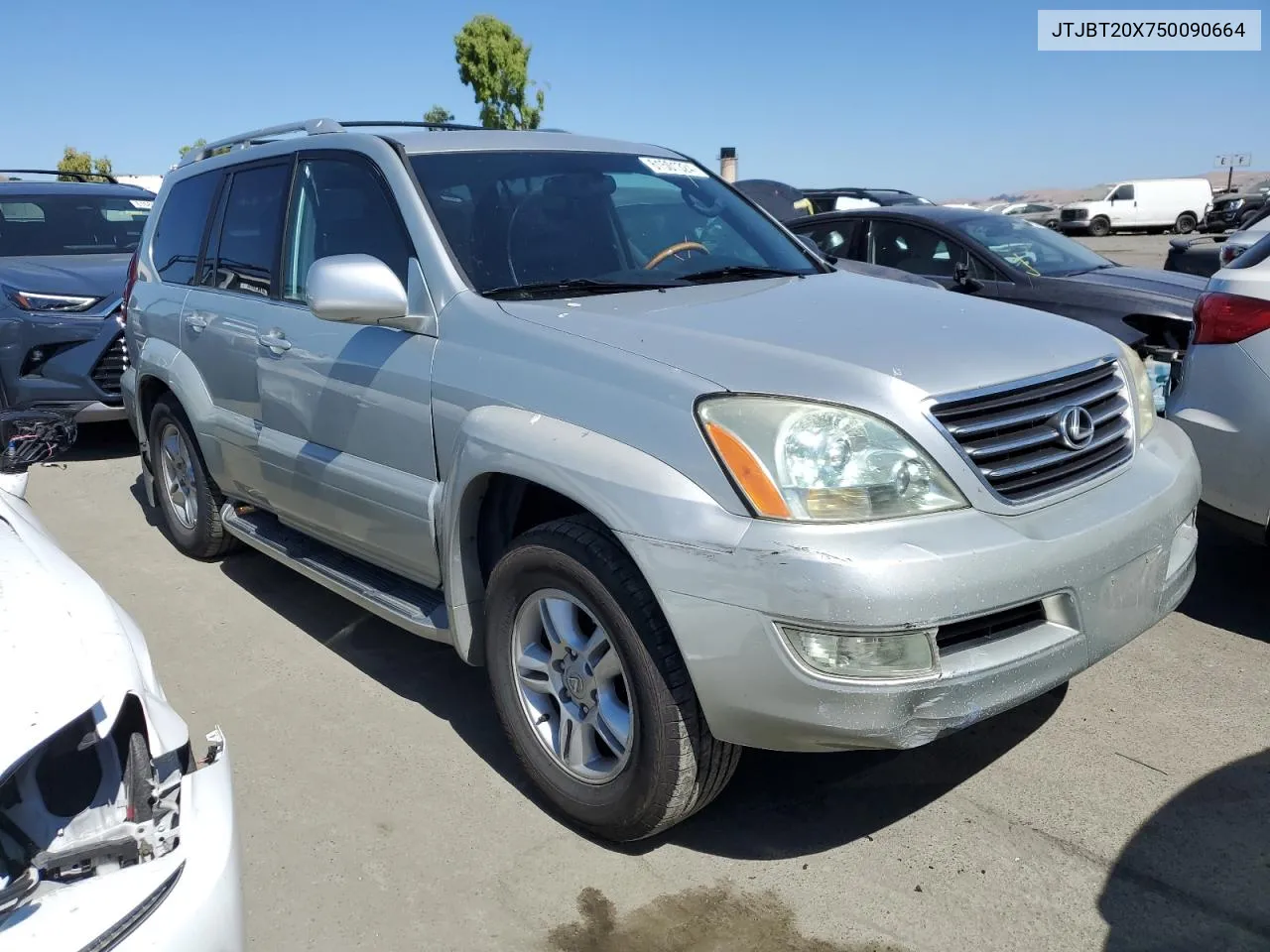 2005 Lexus Gx 470 VIN: JTJBT20X750090664 Lot: 61501324