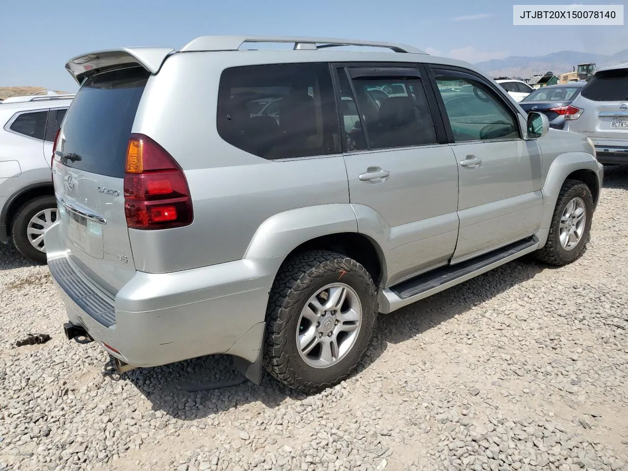 2005 Lexus Gx 470 VIN: JTJBT20X150078140 Lot: 62529784