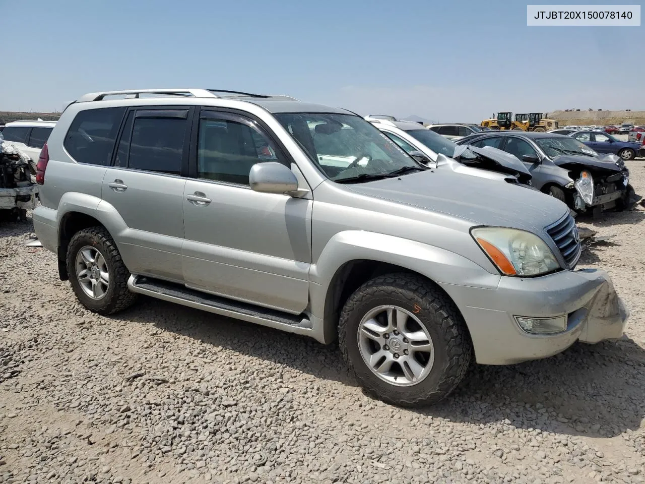 2005 Lexus Gx 470 VIN: JTJBT20X150078140 Lot: 62529784