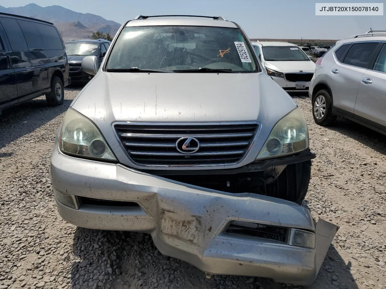 2005 Lexus Gx 470 VIN: JTJBT20X150078140 Lot: 62529784