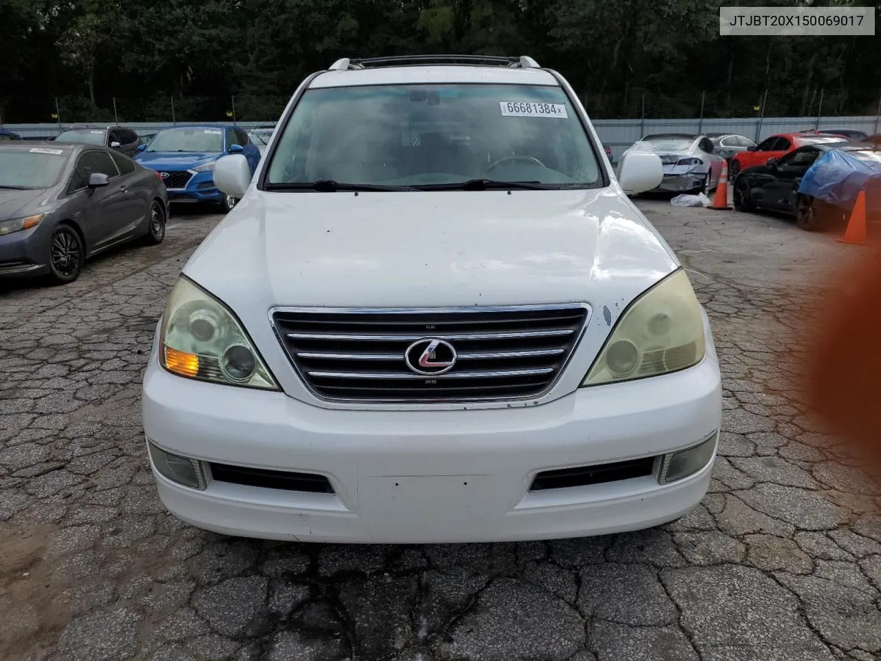 2005 Lexus Gx 470 VIN: JTJBT20X150069017 Lot: 66681384