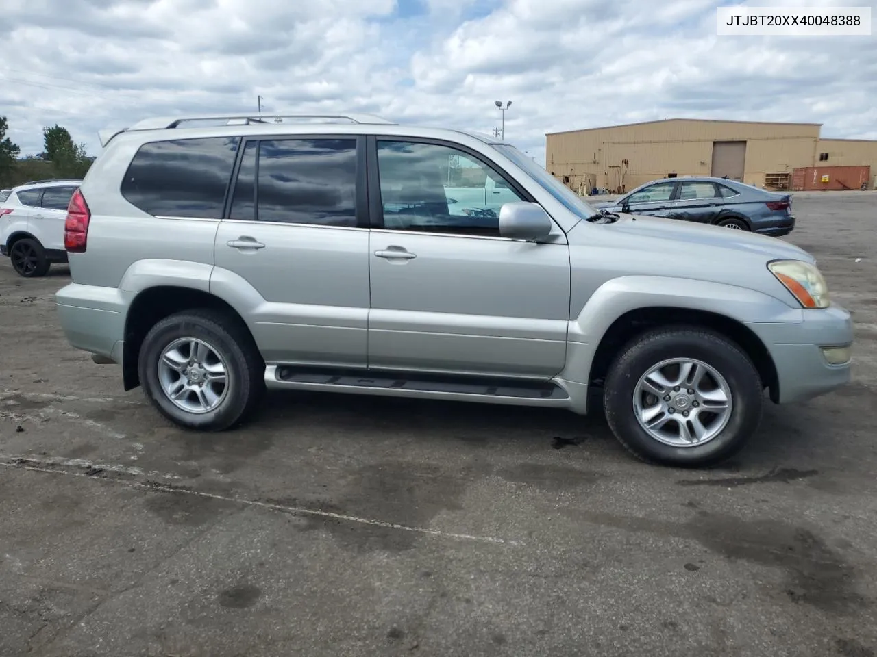 2005 Lexus Gx 470 VIN: JTJBT20XX40048388 Lot: 71955344