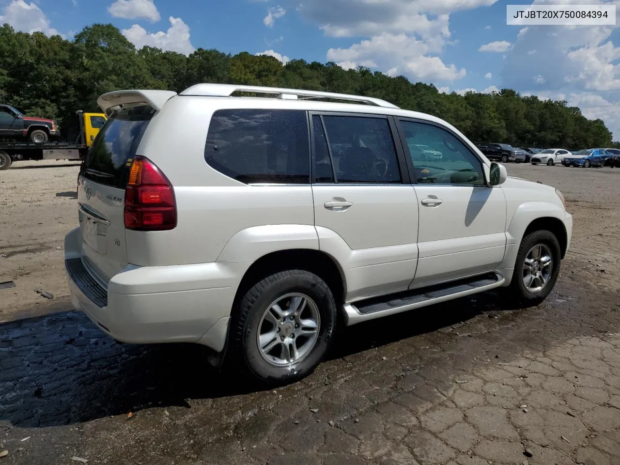 2005 Lexus Gx 470 VIN: JTJBT20X750084394 Lot: 72384624