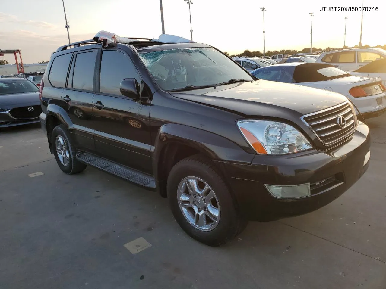 2005 Lexus Gx 470 VIN: JTJBT20X850070746 Lot: 74384404