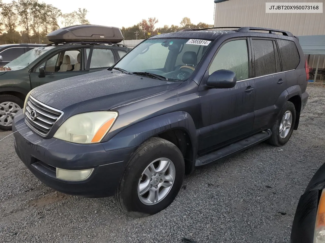 2005 Lexus Gx 470 VIN: JTJBT20X950073168 Lot: 75855814