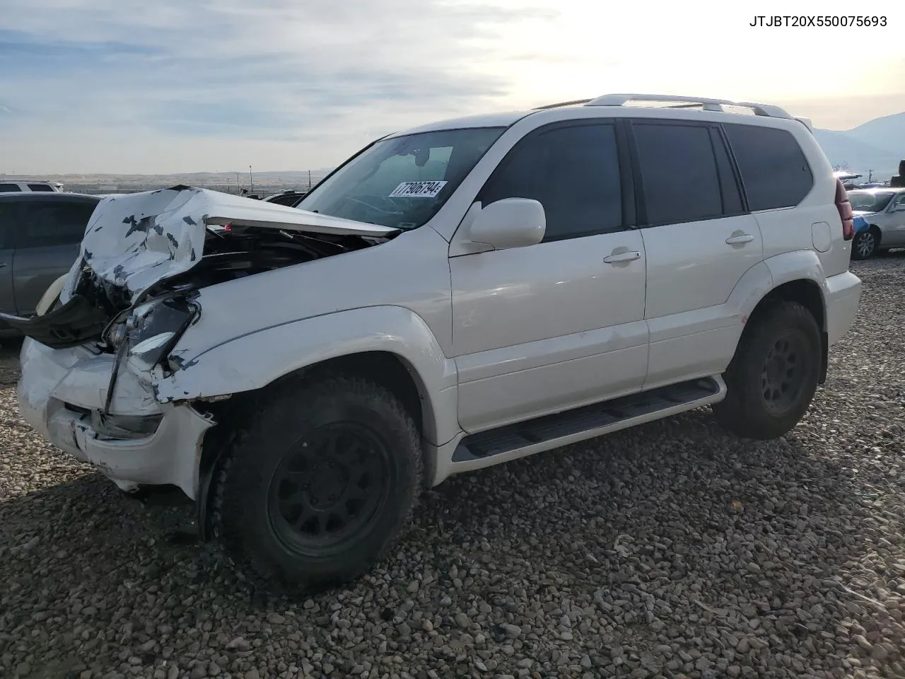 2005 Lexus Gx 470 VIN: JTJBT20X550075693 Lot: 77906794