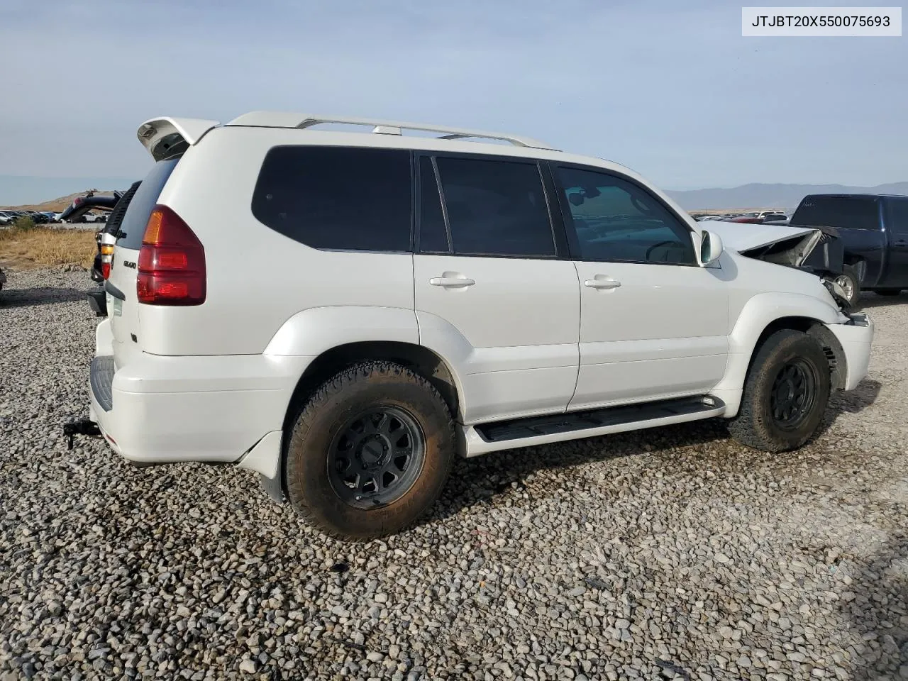 2005 Lexus Gx 470 VIN: JTJBT20X550075693 Lot: 77906794