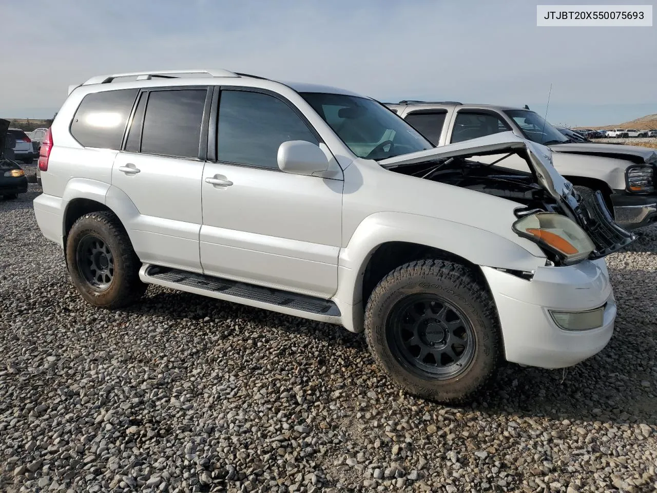 2005 Lexus Gx 470 VIN: JTJBT20X550075693 Lot: 77906794