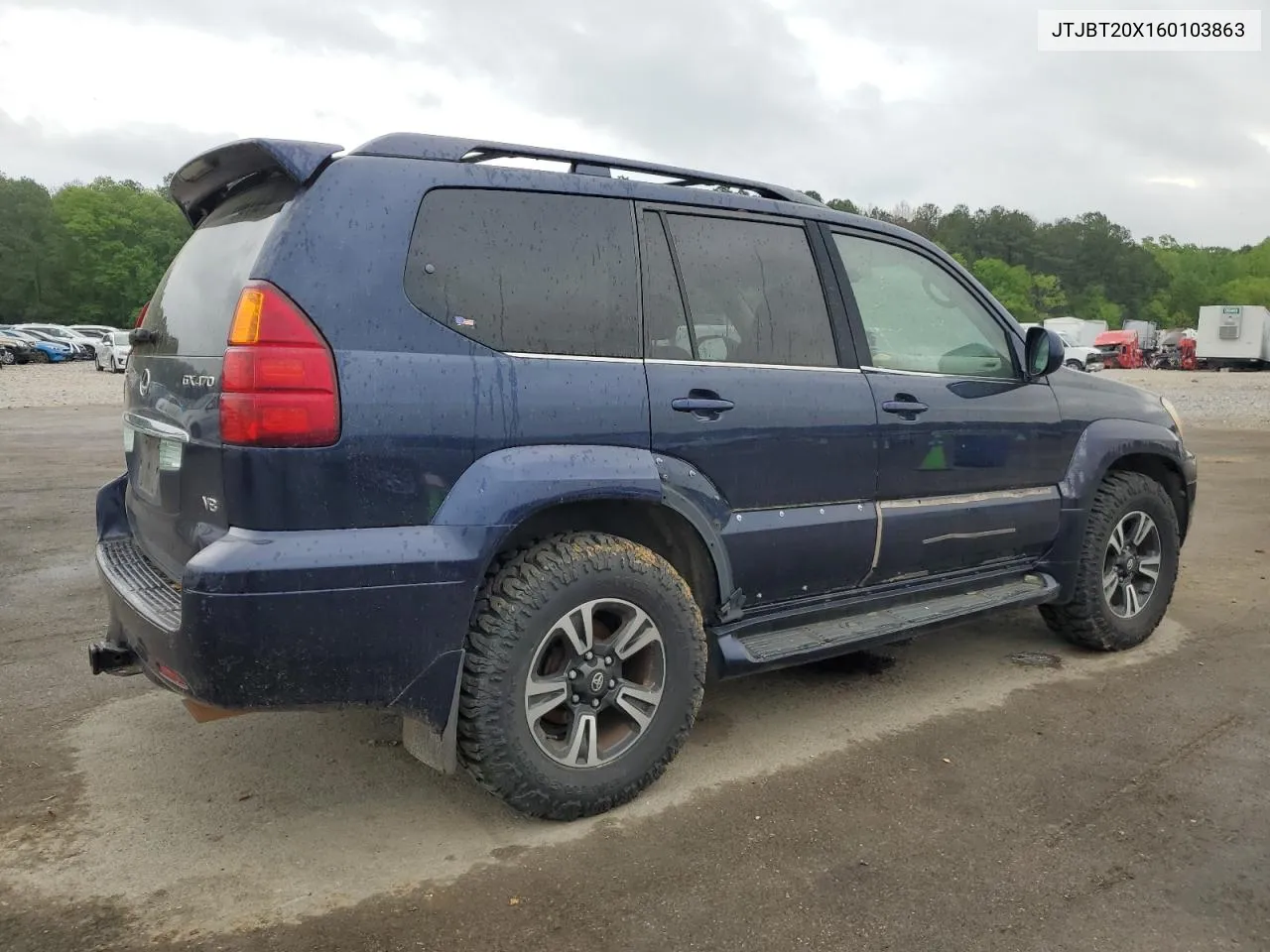 2006 Lexus Gx 470 VIN: JTJBT20X160103863 Lot: 48362264