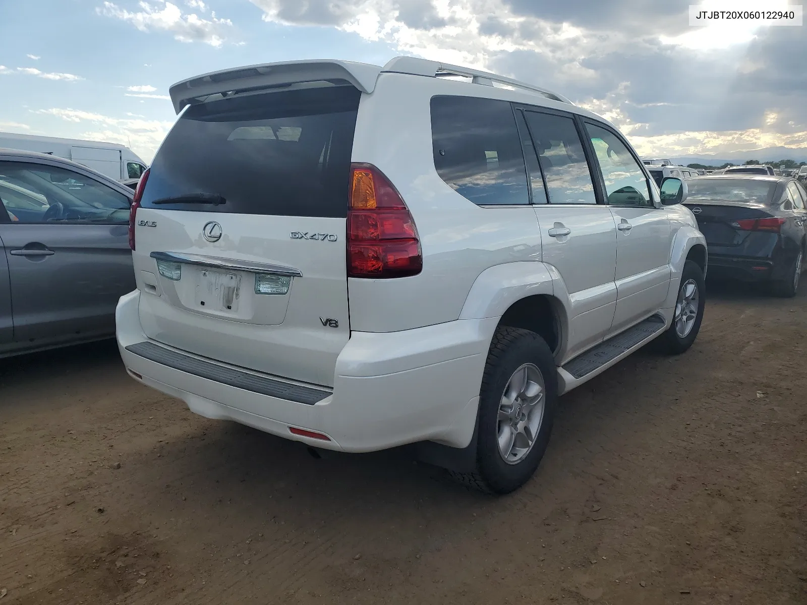 2006 Lexus Gx 470 VIN: JTJBT20X060122940 Lot: 67407334