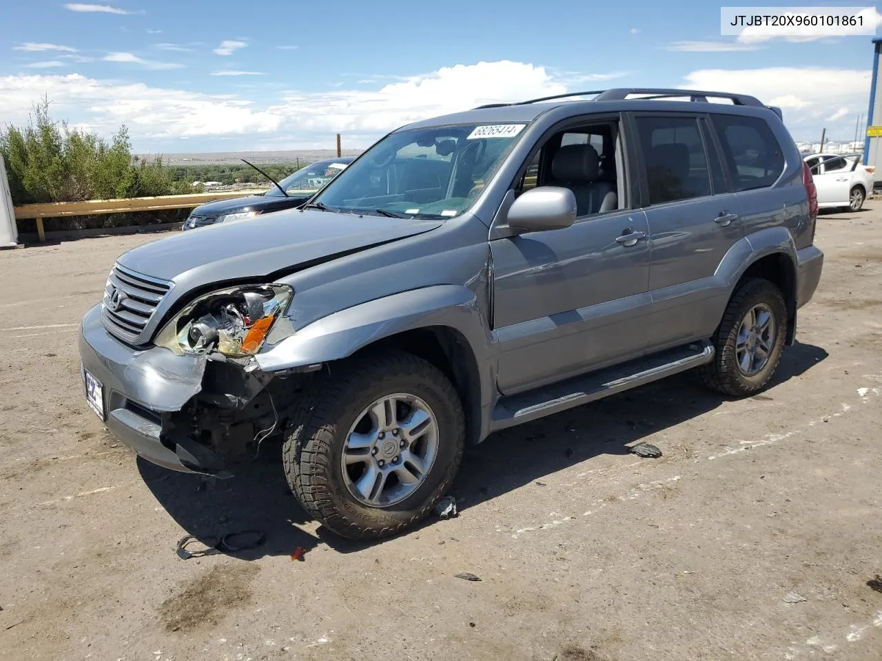 2006 Lexus Gx 470 VIN: JTJBT20X960101861 Lot: 68265414