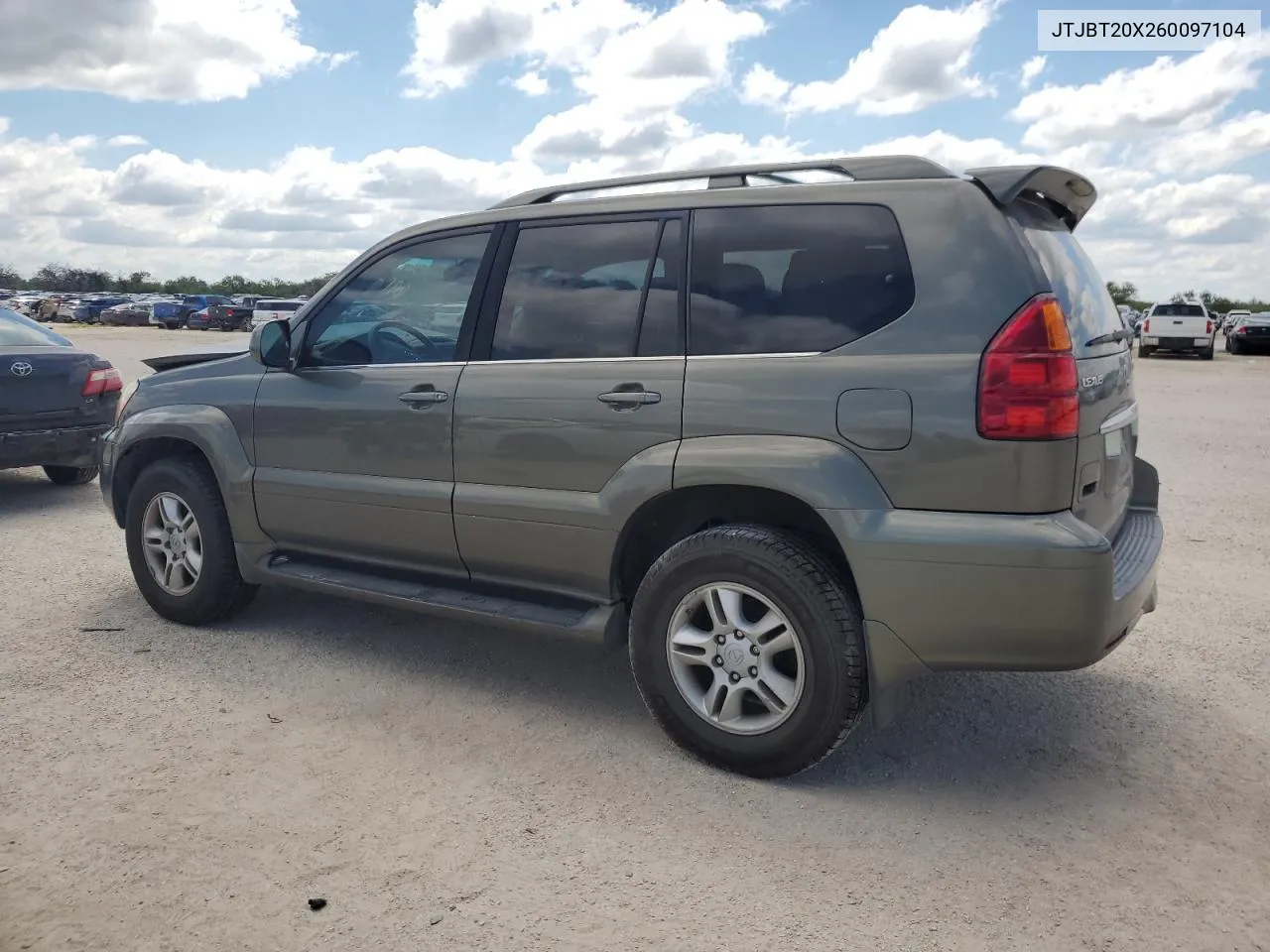 2006 Lexus Gx 470 VIN: JTJBT20X260097104 Lot: 69671114