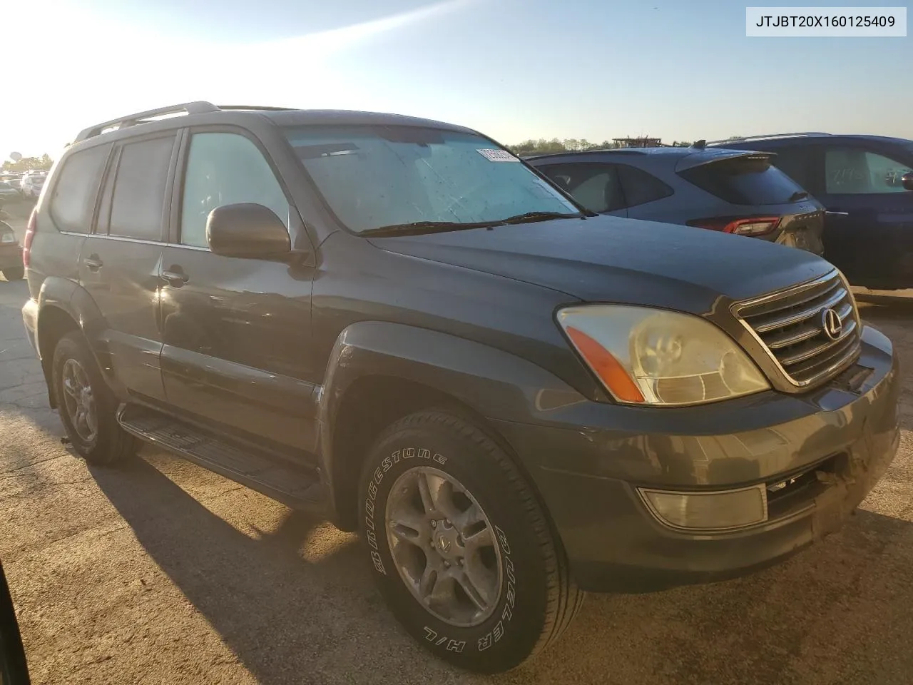 2006 Lexus Gx 470 VIN: JTJBT20X160125409 Lot: 72568254