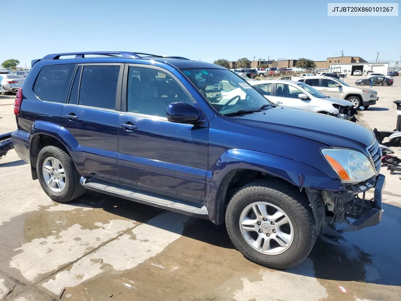 2006 Lexus Gx 470 VIN: JTJBT20X860101267 Lot: 73061904