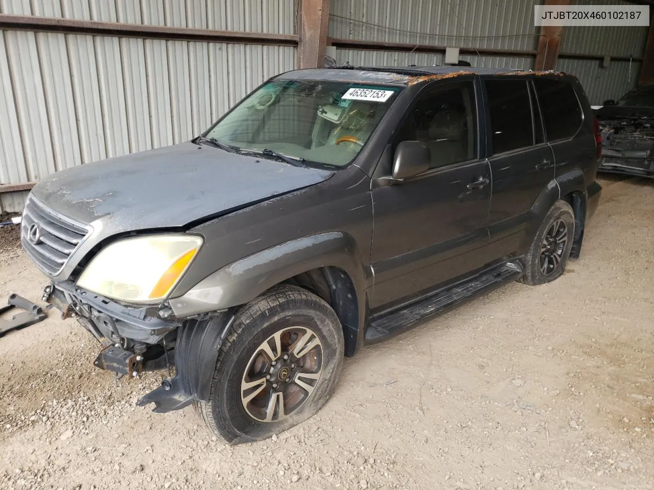 2006 Lexus Gx 470 VIN: JTJBT20X460102187 Lot: 74216304