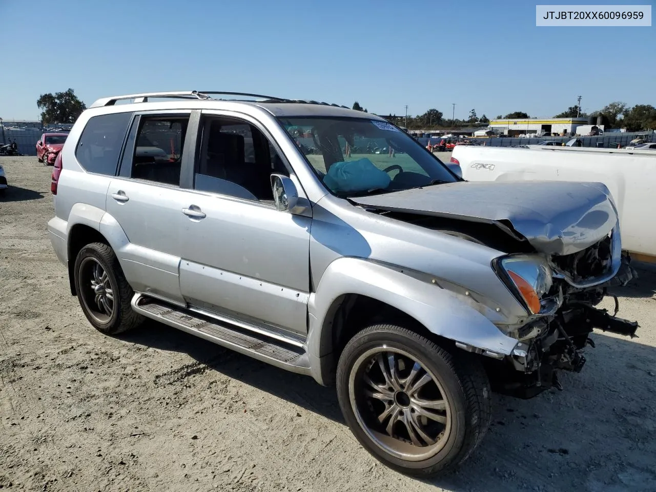 2006 Lexus Gx 470 VIN: JTJBT20XX60096959 Lot: 75948834