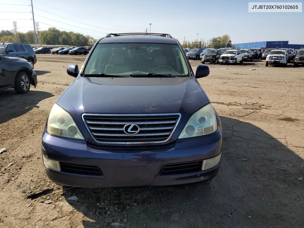 2006 Lexus Gx 470 VIN: JTJBT20X760102605 Lot: 77090124