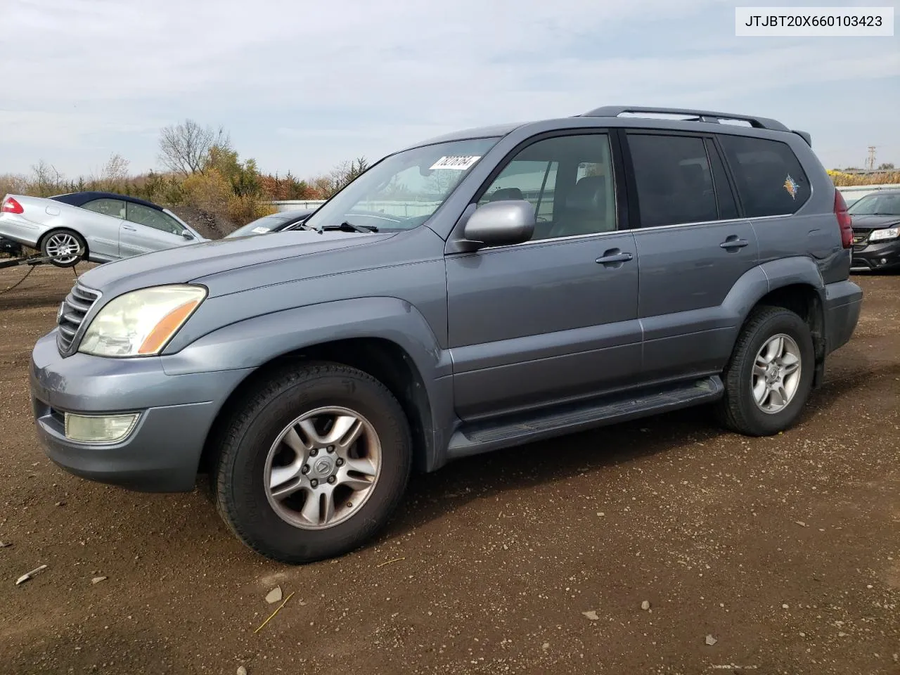 2006 Lexus Gx 470 VIN: JTJBT20X660103423 Lot: 78276764