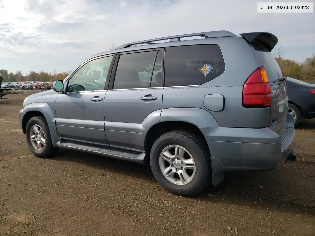 2006 Lexus Gx 470 VIN: JTJBT20X660103423 Lot: 78276764