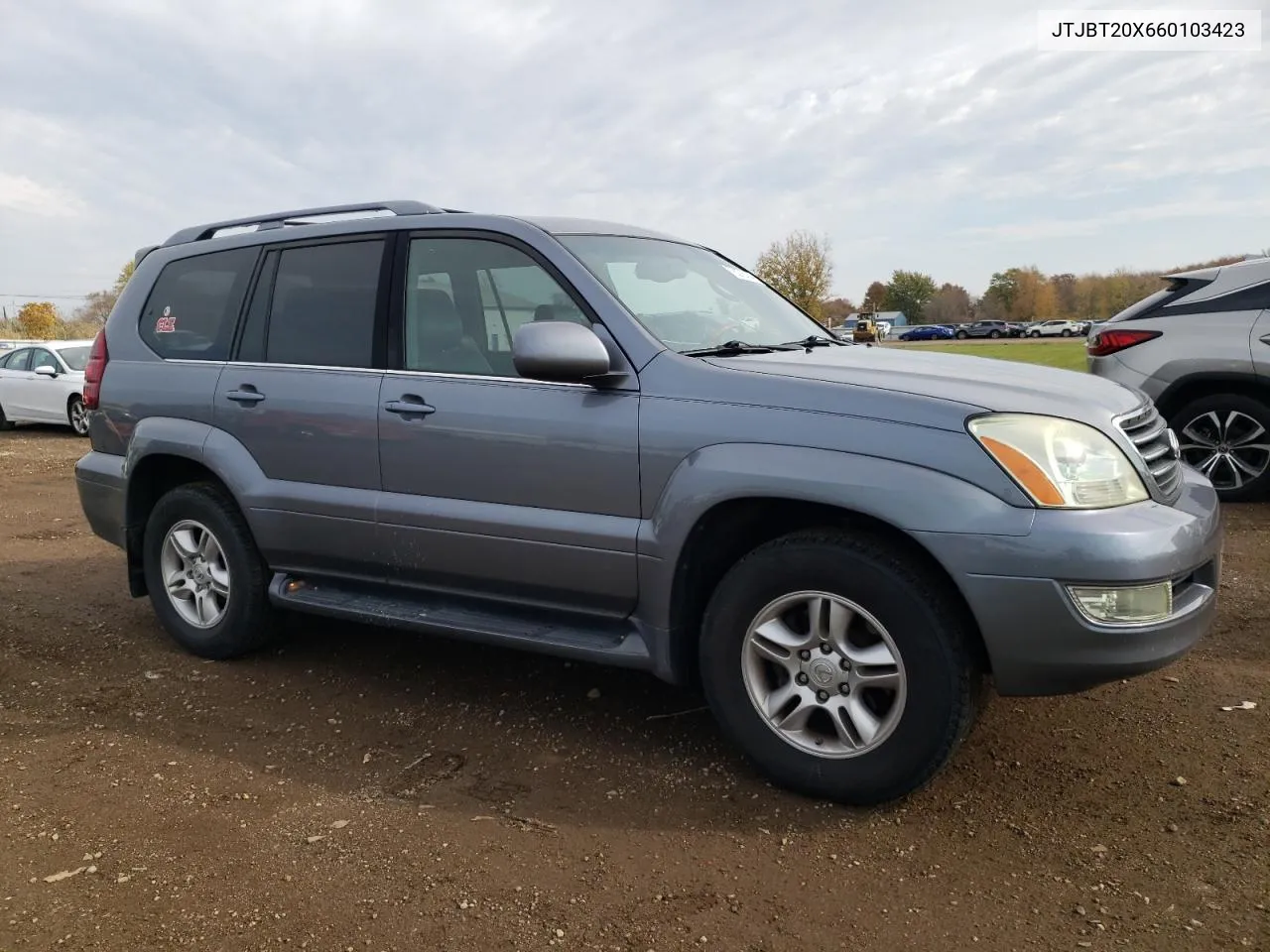 2006 Lexus Gx 470 VIN: JTJBT20X660103423 Lot: 78276764