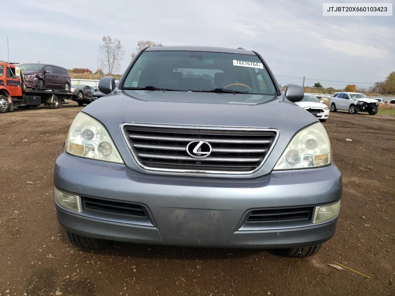 2006 Lexus Gx 470 VIN: JTJBT20X660103423 Lot: 78276764