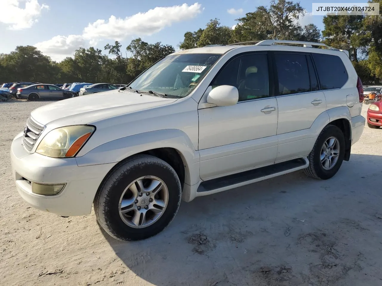 2006 Lexus Gx 470 VIN: JTJBT20X460124724 Lot: 78486564