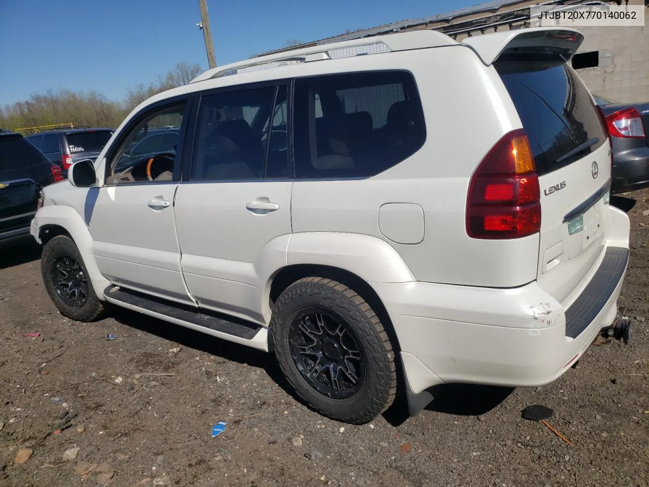 2007 Lexus Gx 470 VIN: JTJBT20X770140062 Lot: 51962084