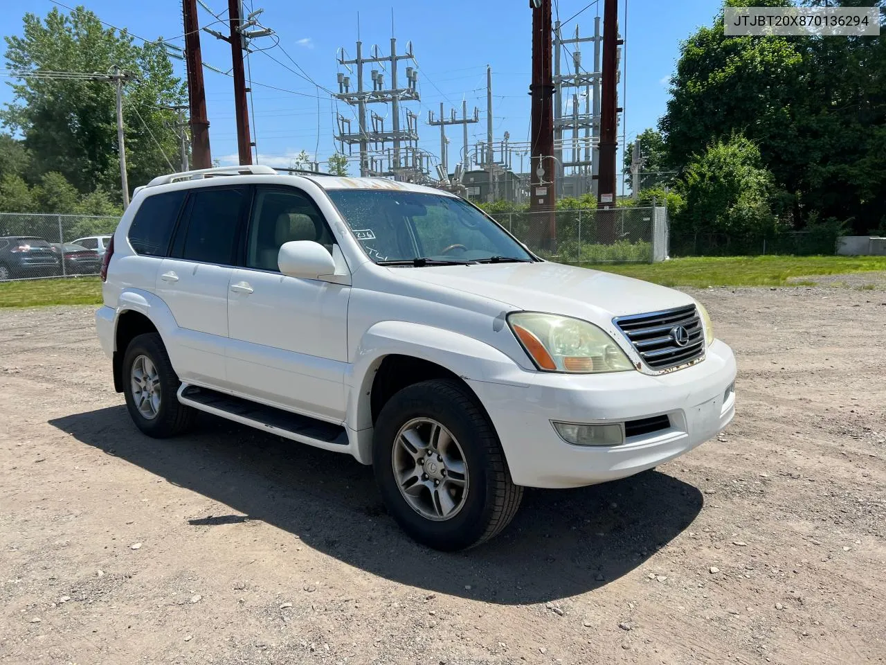 2007 Lexus Gx 470 VIN: JTJBT20X870136294 Lot: 57958964