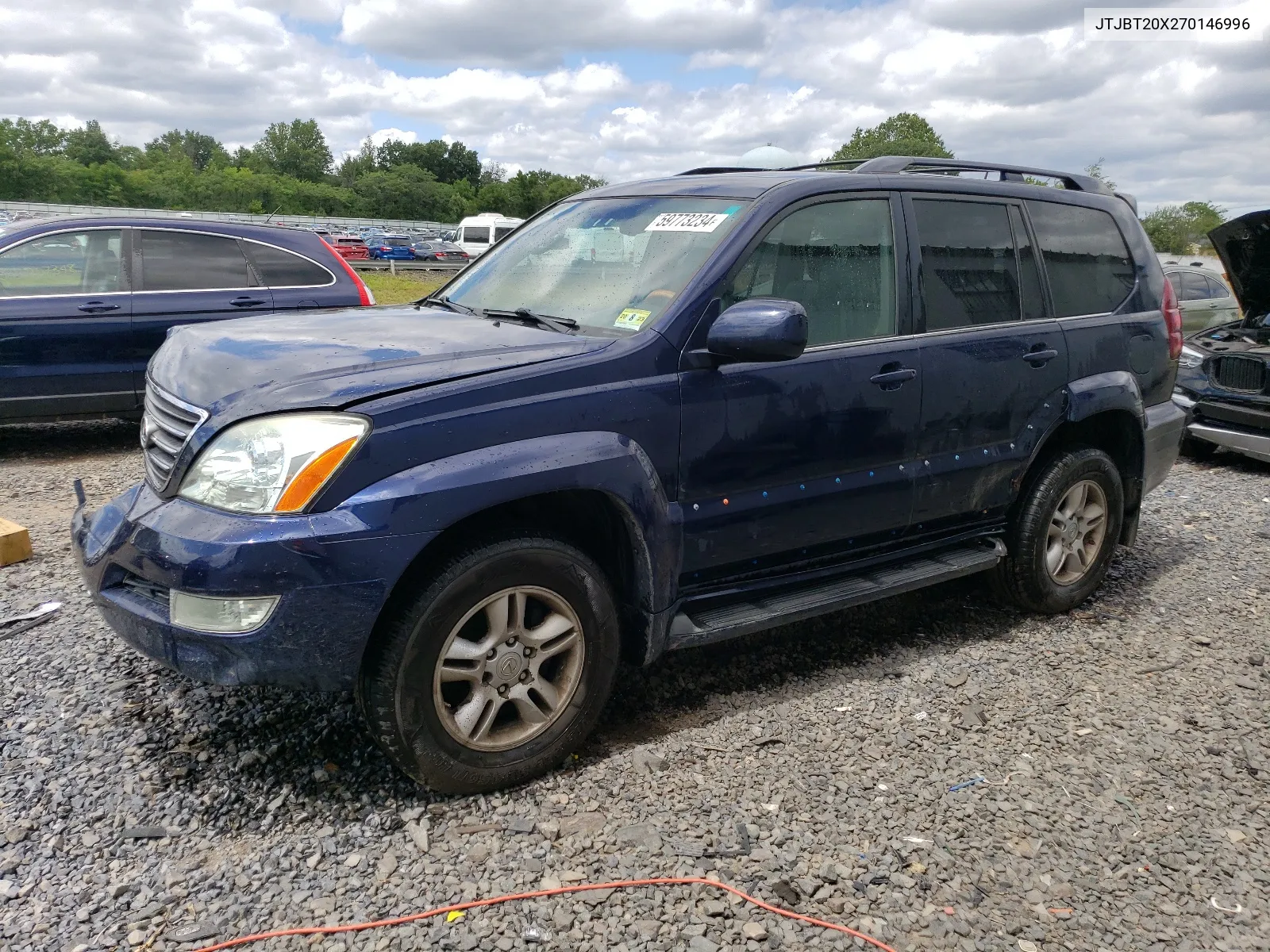 2007 Lexus Gx 470 VIN: JTJBT20X270146996 Lot: 59773234