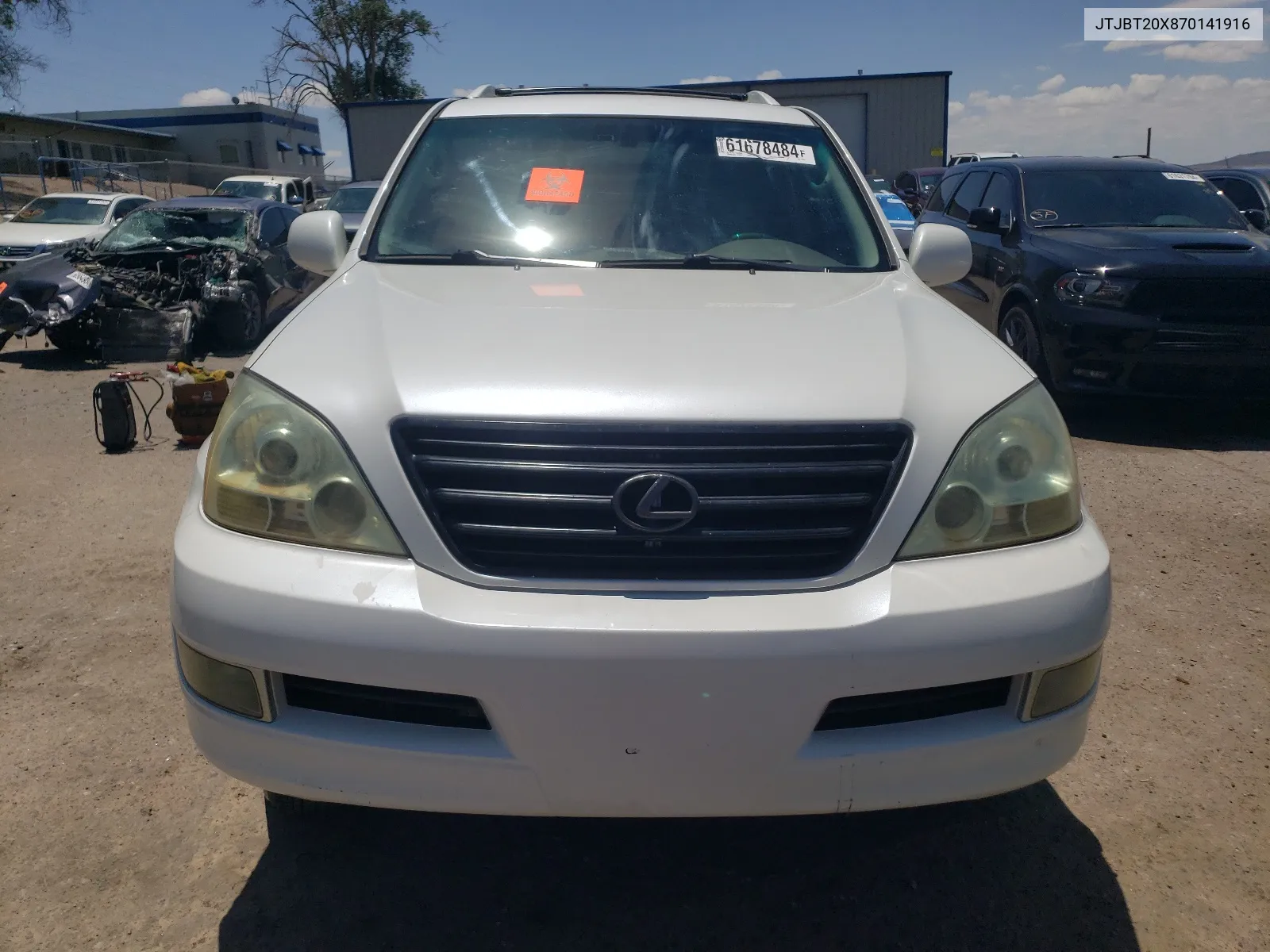 2007 Lexus Gx 470 VIN: JTJBT20X870141916 Lot: 61678484