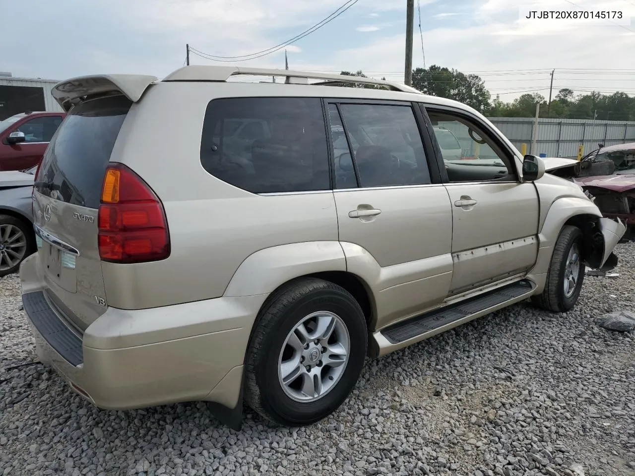 2007 Lexus Gx 470 VIN: JTJBT20X870145173 Lot: 63020364