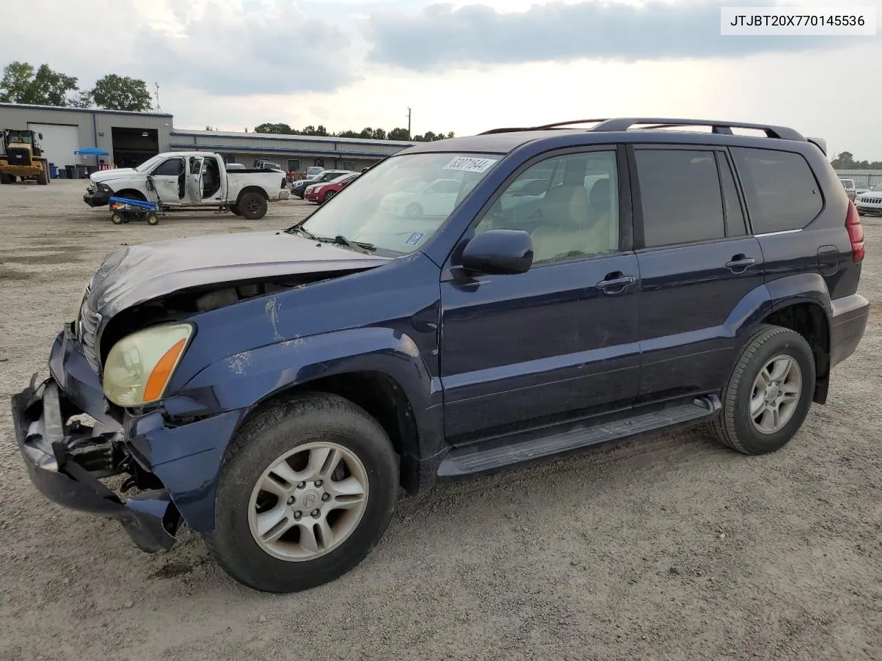 2007 Lexus Gx 470 VIN: JTJBT20X770145536 Lot: 63071644