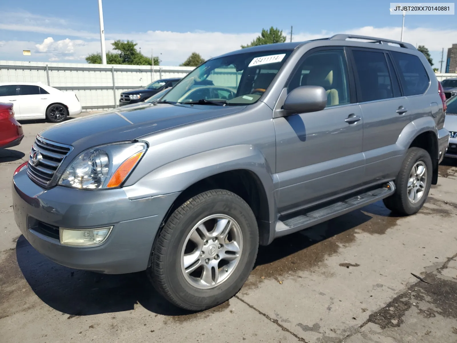 2007 Lexus Gx 470 VIN: JTJBT20XX70140881 Lot: 66411114