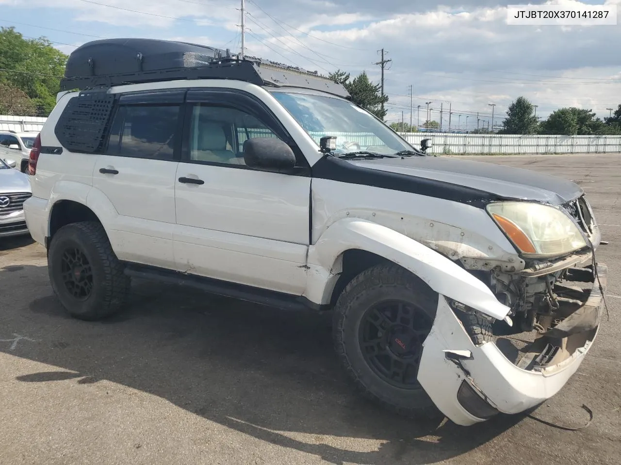 2007 Lexus Gx 470 VIN: JTJBT20X370141287 Lot: 67203334