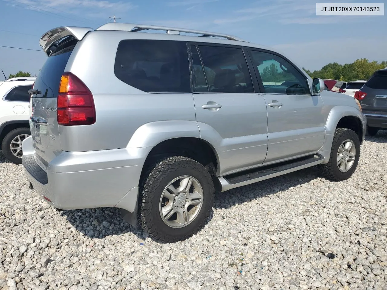 2007 Lexus Gx 470 VIN: JTJBT20XX70143523 Lot: 69080484