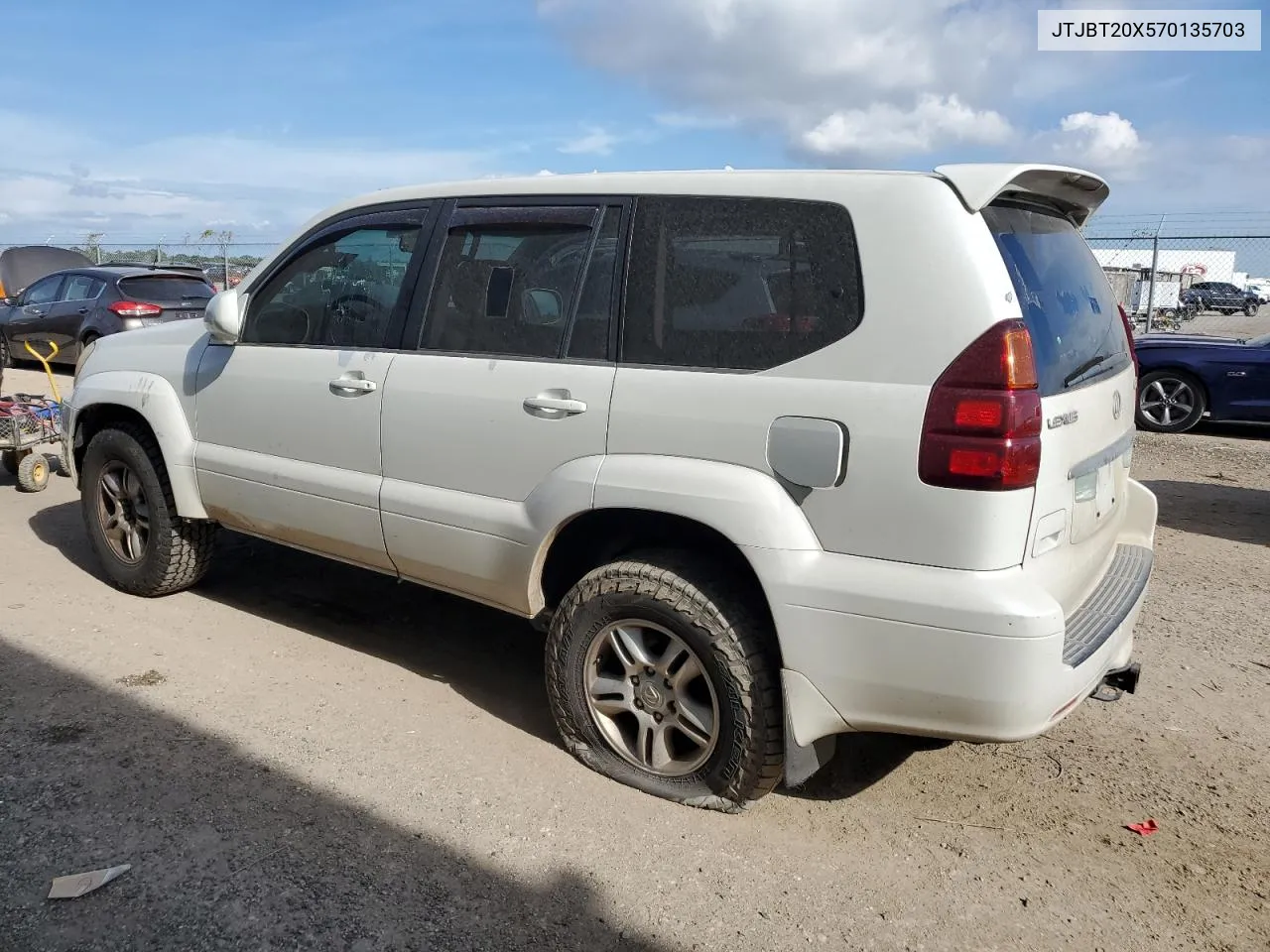 2007 Lexus Gx 470 VIN: JTJBT20X570135703 Lot: 69317694