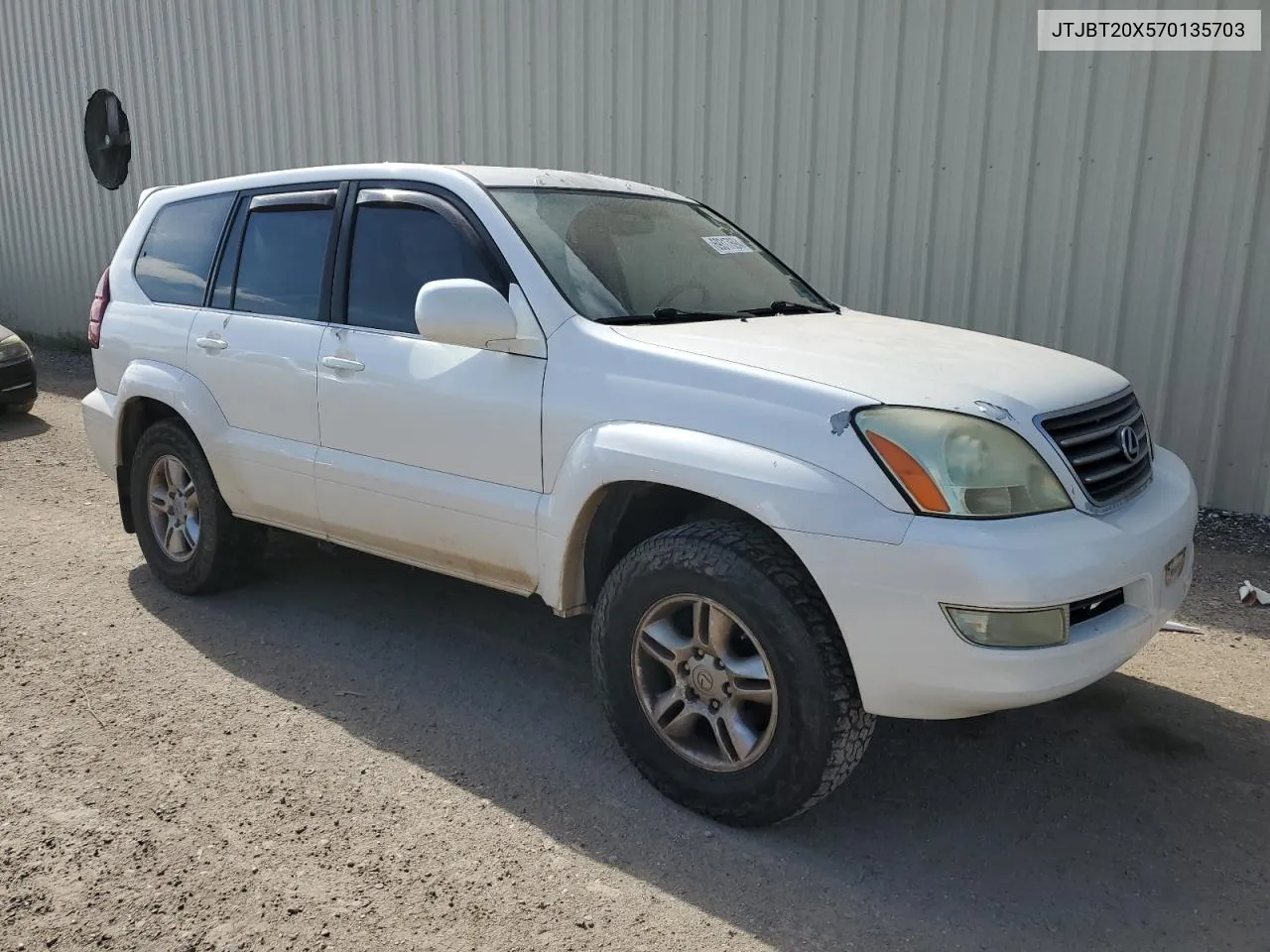 2007 Lexus Gx 470 VIN: JTJBT20X570135703 Lot: 69317694