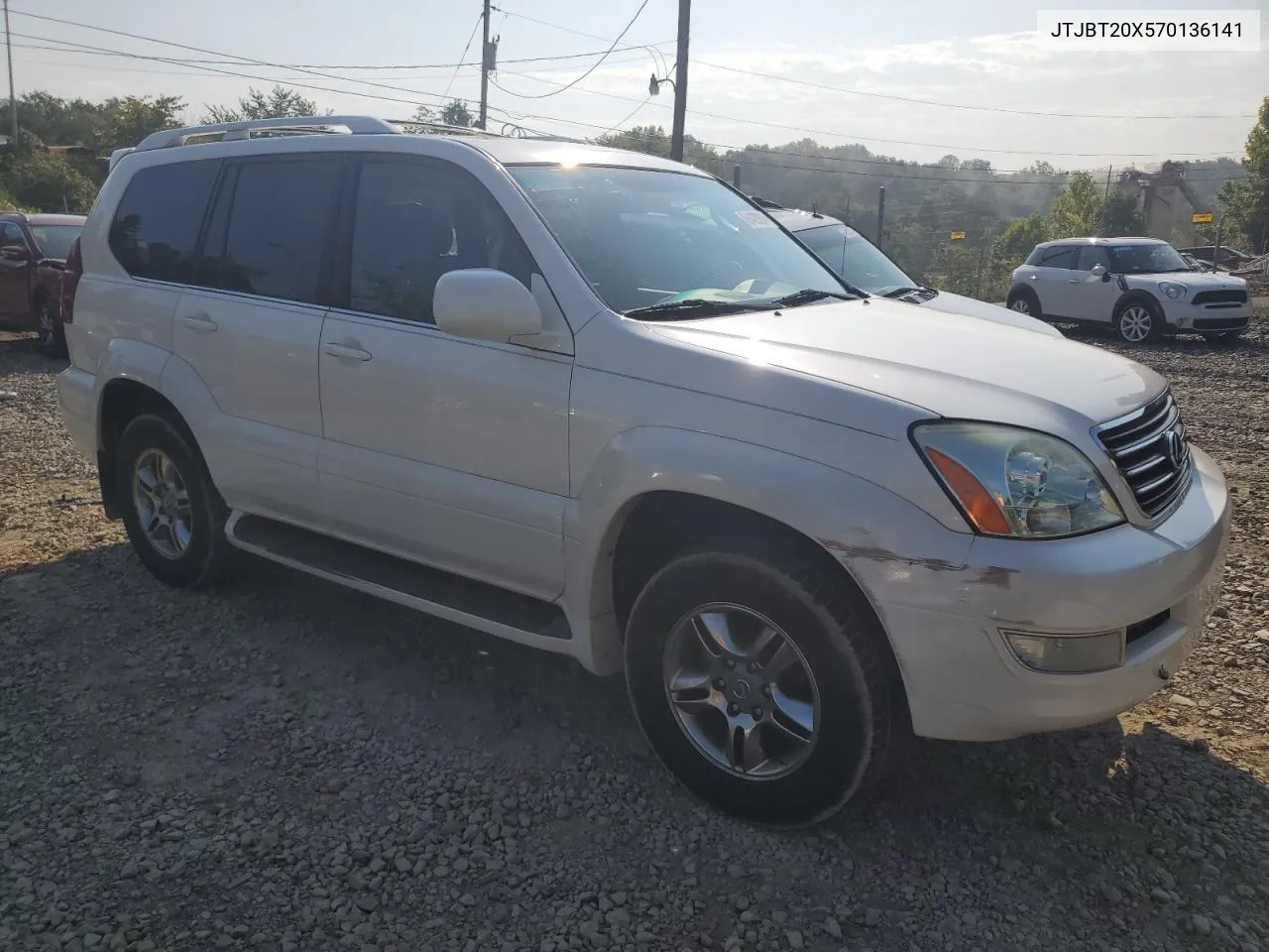 2007 Lexus Gx 470 VIN: JTJBT20X570136141 Lot: 69429934