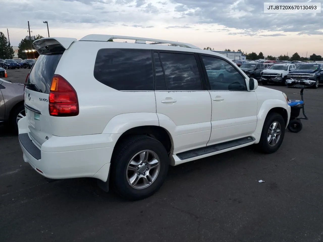 2007 Lexus Gx 470 VIN: JTJBT20X670130493 Lot: 69600014